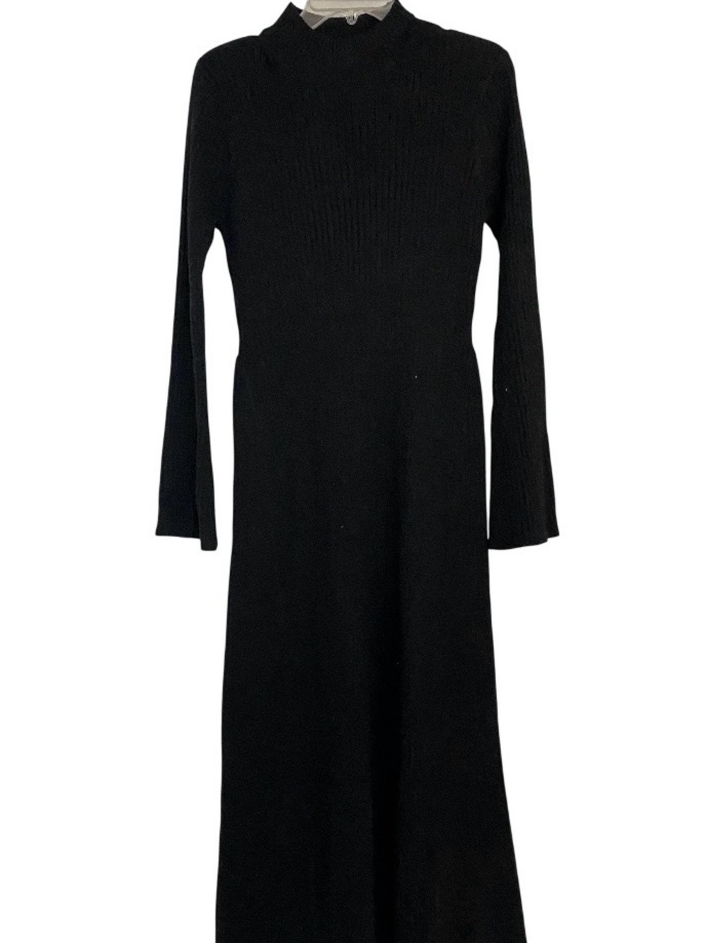 a new day Black Long Sleeve Maxi Sweater Dress